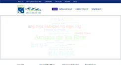 Desktop Screenshot of amigosdelosrios.org